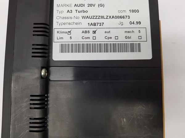 Controles Calefacción 5HB00760804 8L0820043D Audi A3 8L