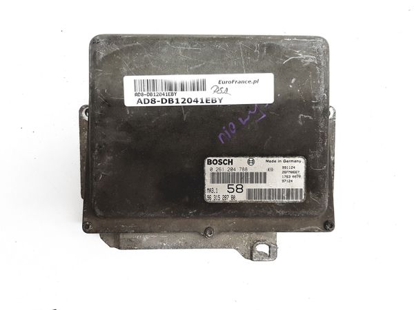 Controlador  0261204788 9631528780 26FM0667 MA3.1 PSA Bosch  10241