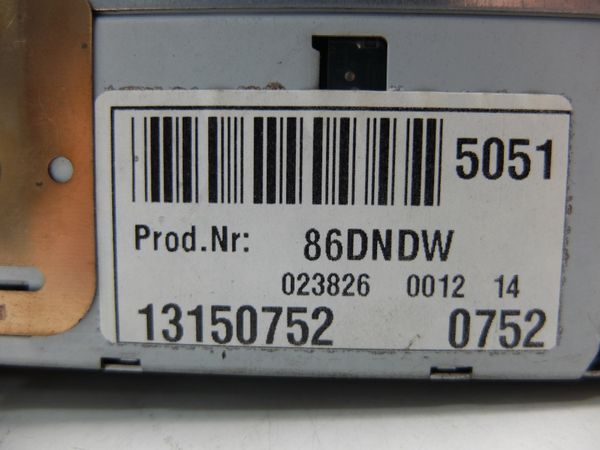Radio Casete  CCRT 2008 Opel 13150752 330886636 UZ2 Siemens 1368