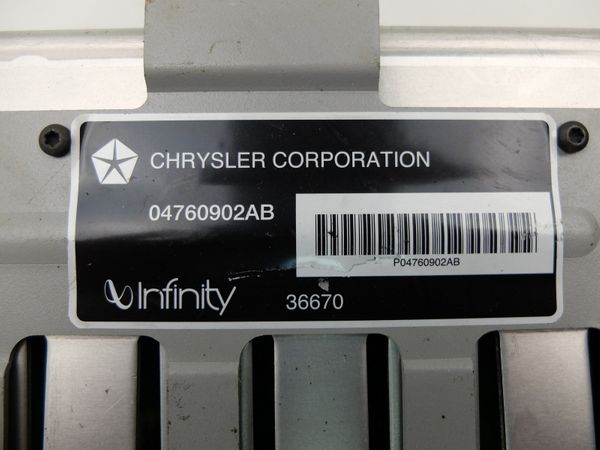 Amplificador De Audio Chrysler 300M Infinity