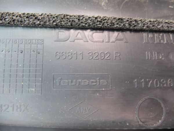Rejilla Bajo Parabrisas  Dacia Logan 2 Sandero 2 668113292R 0km
