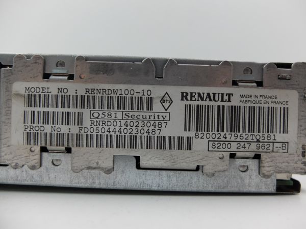 Radio Cd Renault Laguna 2 8200247962 --B RENRDW100-10 9422