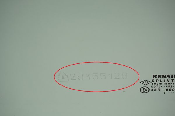 Luna De La Puerta Izquierdo Delantero Renault Scenic 2 2003 8200120589