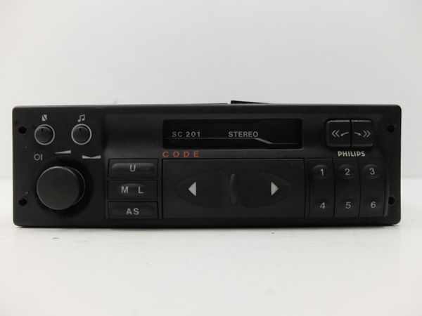 Radio Casete  Opel 90381124 SC201 Stereo Philips W1B 1574