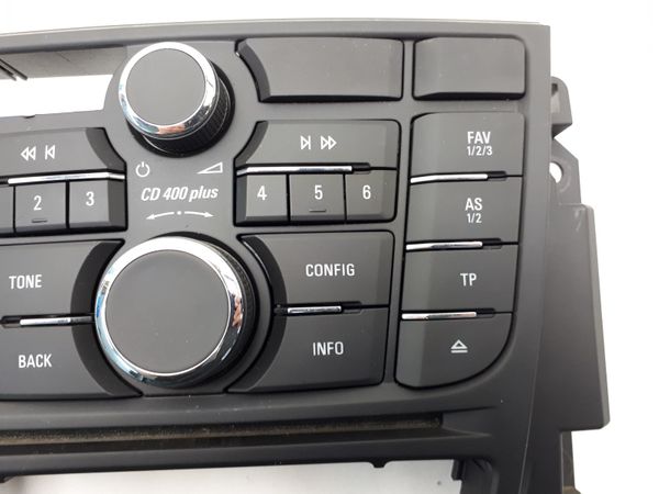 Panel de control Opel Astra J 13444592 28417212 CD 400 plus