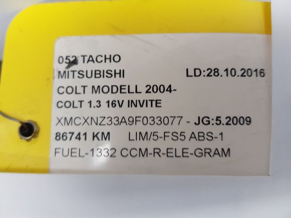 Velocímetro/Instrumentos Y Relojes Mitsubishi Colt 8100B081H MM0051-005 