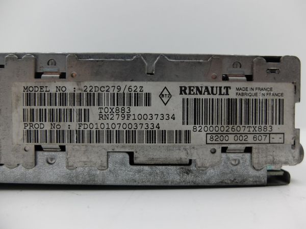Radio Cd Renault Laguna 2 8200002607 22DC279/62Z 2174