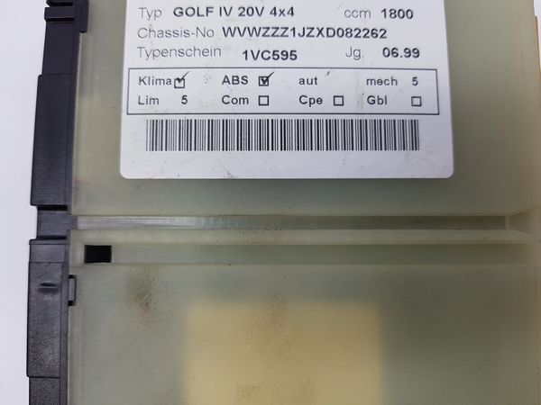 Controles Calefacción 5HB00761702 3B1907044A VW Golf 4 6073
