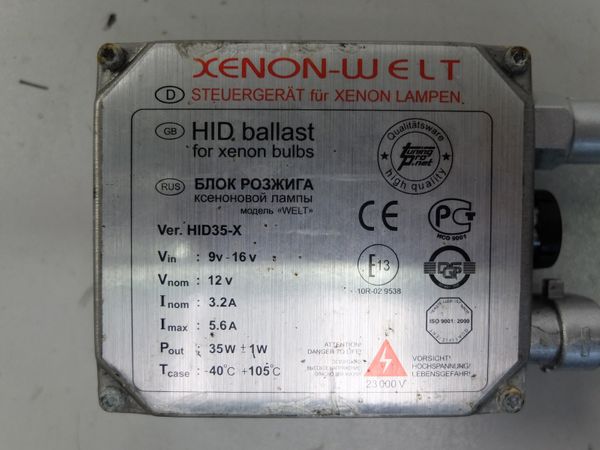 Convertidor Xenón  -WELT HID35-X BMW 5 E39 8387114 