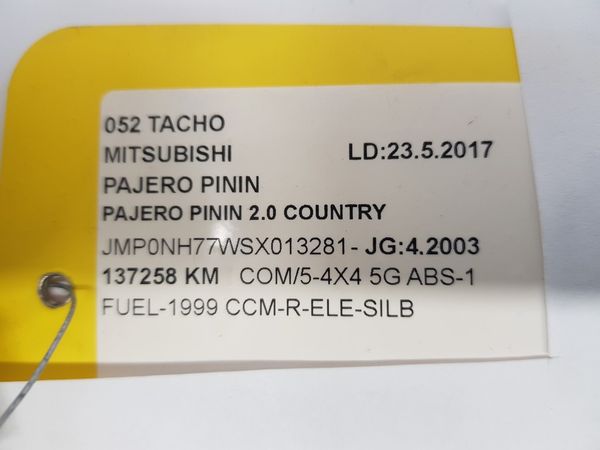 Velocímetro/Instrumentos Y Relojes Mitsubishi Pajero MR975308 257330-8590