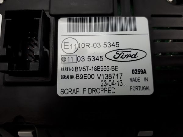 Pantalla De La Radio Ford Fiesta Kuga Transit BM5T-18B955-BE
