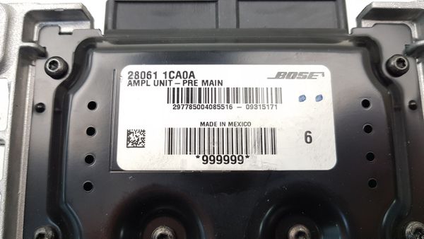 Amplificador De Audio Infiniti Nissan 280611CA0A Bose