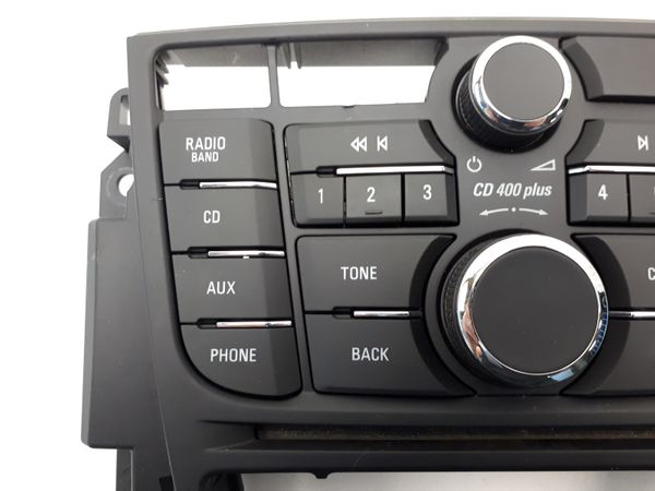 Panel de control Opel Astra J 13444592 28417212 CD 400 plus