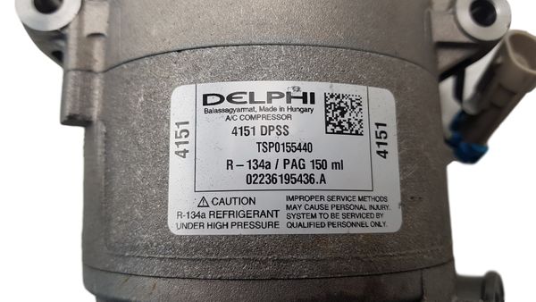 Compresor Aire Acondicionado Nueva Opel TSP0155440 4151DPSS Delphi