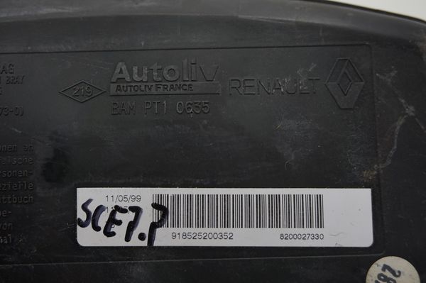 Poduszka Powietrzna Airbag Fotela Prawa 8200027330 Renault Megane I Scenic I  