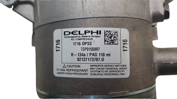 Compresor Aire Acondicionado Nueva Original TSP0155997 1716DPSS Delphi VW Audi