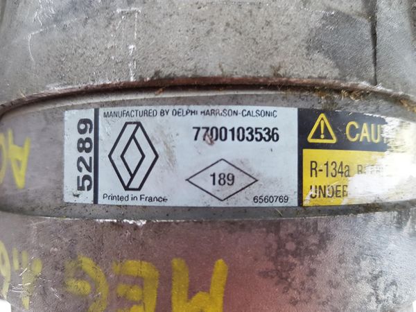 Compresor Aire Acondicionado Renault Scenic I 7700103536 1135289 Delphi 7032