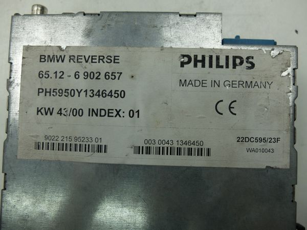 Radio Casete  BMW 3 6512 6902657 22DC595/23F Reverse Philips