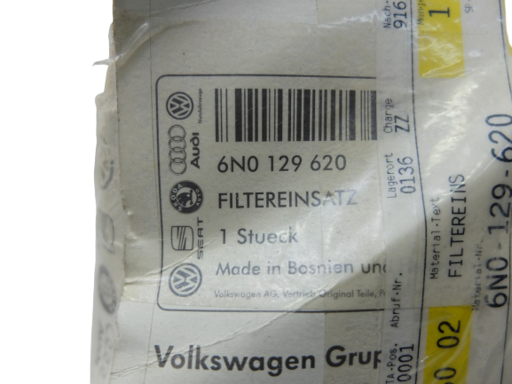 Filtro De Aire VW Audi Seat 6N0129620