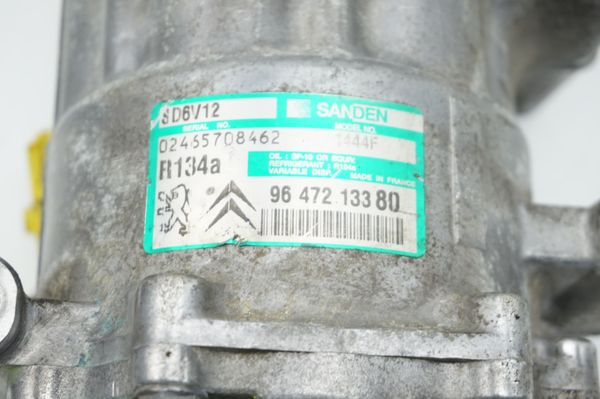Compresor Aire Acondicionado  6453PE 9647213380 SD6V12 1444F Peugeot 307 2,0 HDI
