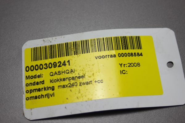 Licznik Zegar Obrotomierz  Nissan Qashqai JD15A