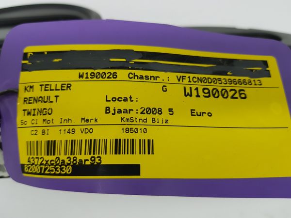 Velocímetro/Instrumentos Y Relojes Renault Twingo 2 8200725330 F 23227
