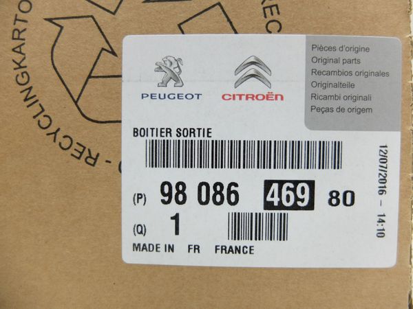 Caja Termostato Citroen Peugeot C3 C4 DS 208 308 508 1.4-1.6 VTI  9808646980