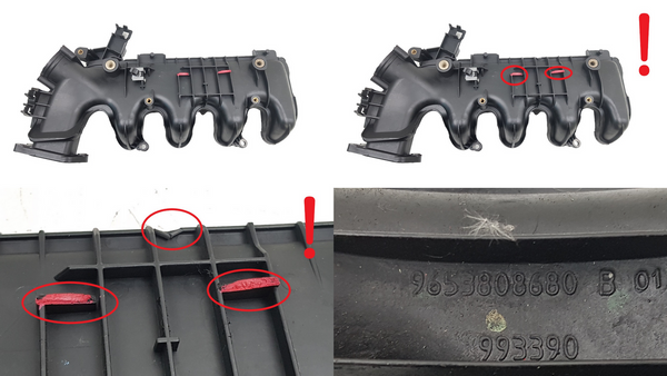 Colector De Admisión 0361N3 9653808680 1.6 HDI TDCI Citroen Peugeot Ford Volvo