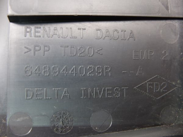 Caja De La Batería  Dacia 648944029R 0km