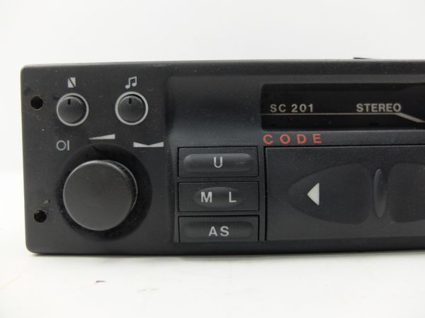Radio Casete  Opel 90381124 SC201 Stereo Philips W1B 1574