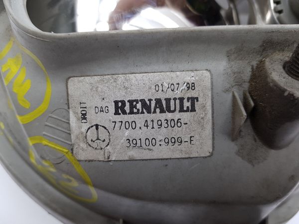 Reflector Derecho Renault Twingo 1 7700419306 Carello